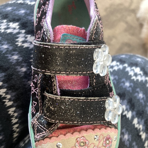 Skechers Twinkle toes black purple and pink shoes - Picture 5 of 6